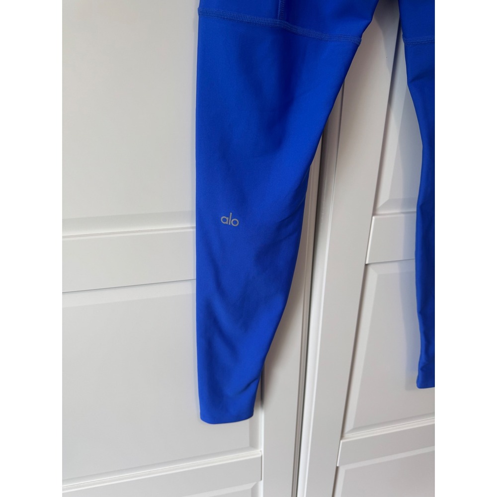 Alo Yoga High Waist AirLift Electric Blue 4 Pocket Cargo Utility Leggings XS - Picture 9 of 9